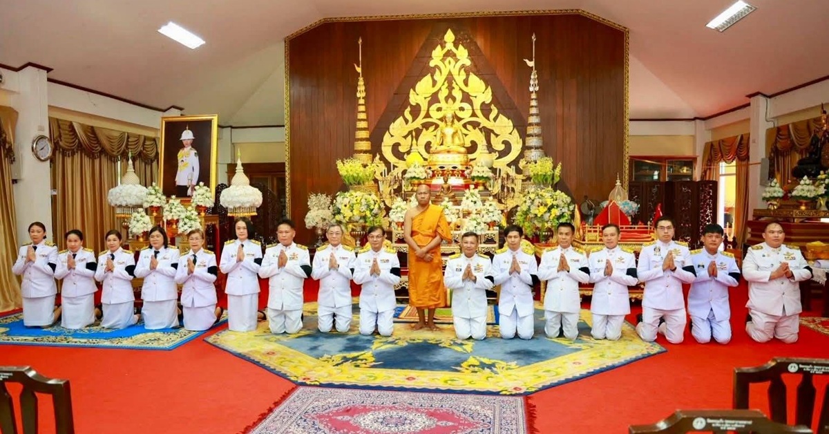 วิทยาเขตเชียงราย ร่วมพิธีบำเพ็ญกุศลปัญญาสมวาร 50 วัน เพื่ออุทิศถวายเป็นพระกุศลแด่ เจ้าฟ้าพัชรกิติยาภาฯ