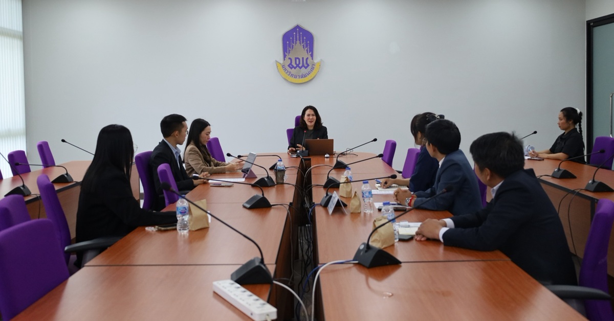 วิทยาเขตเชียงราย ต้อนรับวิทยาลัยการศึกษา ม.พะเยา โอกาสจัดการประชุมสนทนากลุ่มฯ