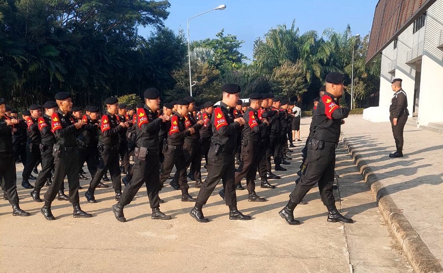 ฝึกทบทวนความรู้เจ้าหน้าที่รักษาความปลอดภัย