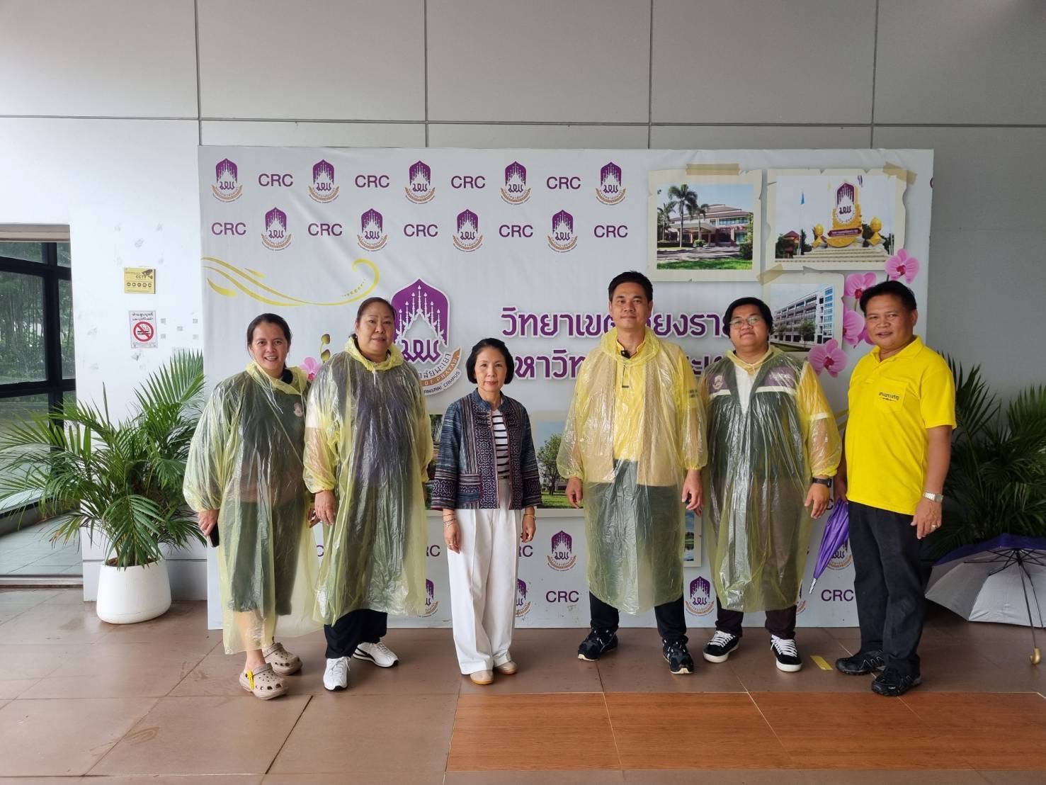 ผู้บริหาร ม.พะเยา ตรวจเยี่ยมและวางแผนการเฝ้าระวังน้ำล้นตลิ่ง ณ วิทยาเขตเชียงราย และพื้นที่การเรียนรู้สุขภาวะชุมชน ม.พะเยา