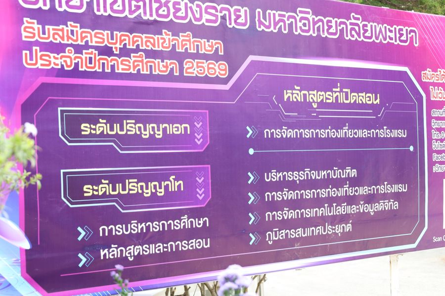 วิทยาเขตเชียงราย ให้บริการสถานที่และห้องพักแก่บริษัทนิ่มลิสซิ่งจำกัด