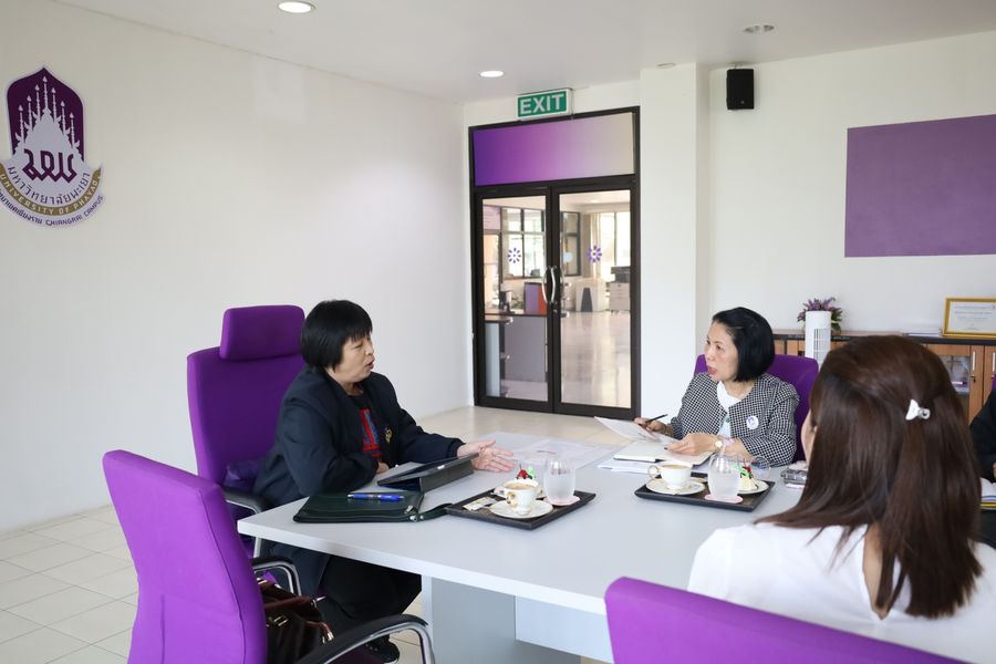 วิทยาเขตเชียงราย ต้อนรับรองอธิการบดีฝ่ายนโยบายและแผน ม.พะเยา