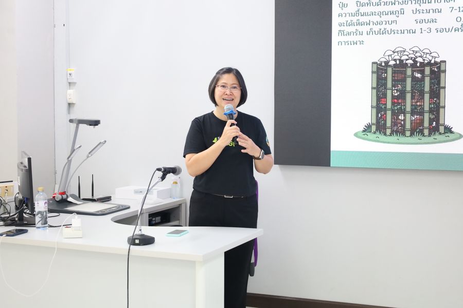 วิทยาเขตเชียงราย อบรมการส่งเสริมการใช้พื้นที่สีเขียวและการสร้างระบบนิเวศที่สมดุลภายในหน่วยงาน