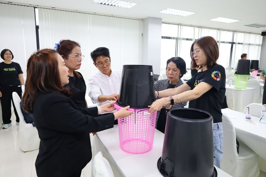 วิทยาเขตเชียงราย อบรมการส่งเสริมการใช้พื้นที่สีเขียวและการสร้างระบบนิเวศที่สมดุลภายในหน่วยงาน