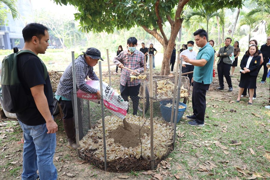 วิทยาเขตเชียงราย อบรมการส่งเสริมการใช้พื้นที่สีเขียวและการสร้างระบบนิเวศที่สมดุลภายในหน่วยงาน