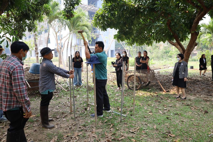 วิทยาเขตเชียงราย อบรมการส่งเสริมการใช้พื้นที่สีเขียวและการสร้างระบบนิเวศที่สมดุลภายในหน่วยงาน