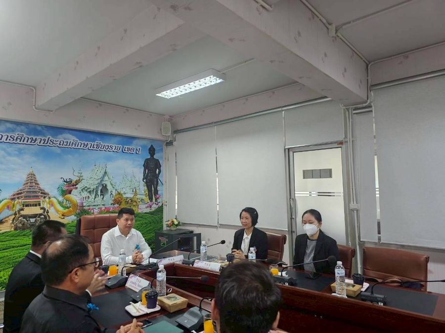 วิทยาเขตเชียงราย นิเทศการฝึกประสบการณ์วิชาชีพการบริหารการศึกษา ณ สพป.ชร.1