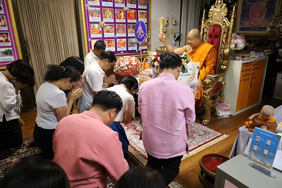 วิทยาเขตเชียงราย กราบนมัสการขอพรจากพระเดชพระคุณ พระราชวชิรคณี, ดร. เจ้าคณะ จ.เชียงราย