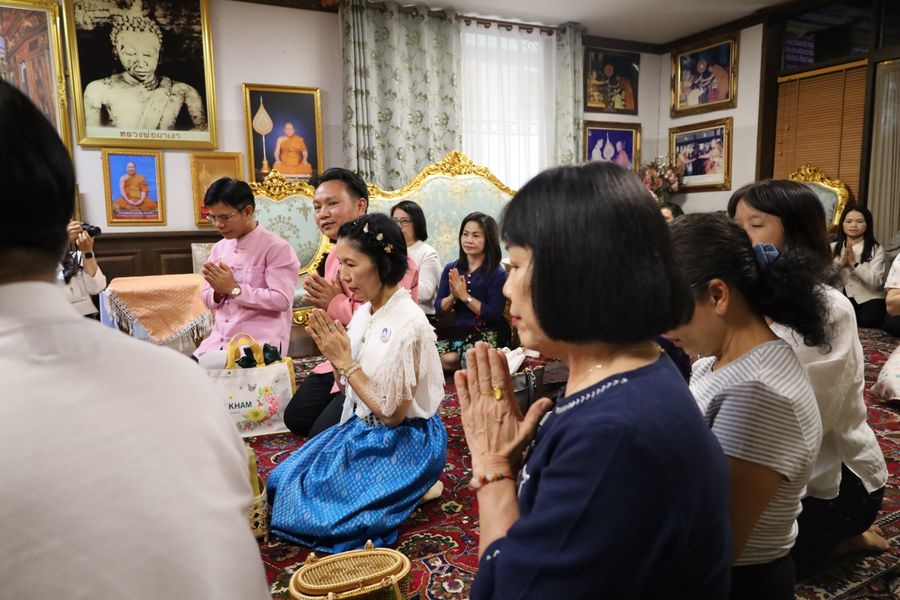 วิทยาเขตเชียงราย กราบนมัสการขอพรจากพระเดชพระคุณ พระราชวชิรคณี, ดร. เจ้าคณะ จ.เชียงราย