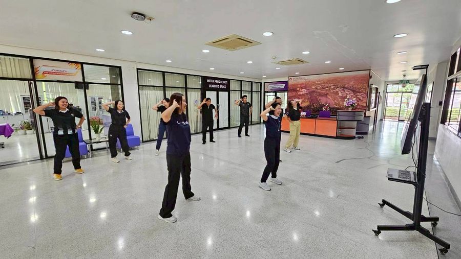 วิทยาเขตเชียงราย ออกกำลังกายเพื่อสุขภาพที่แข็งแรง