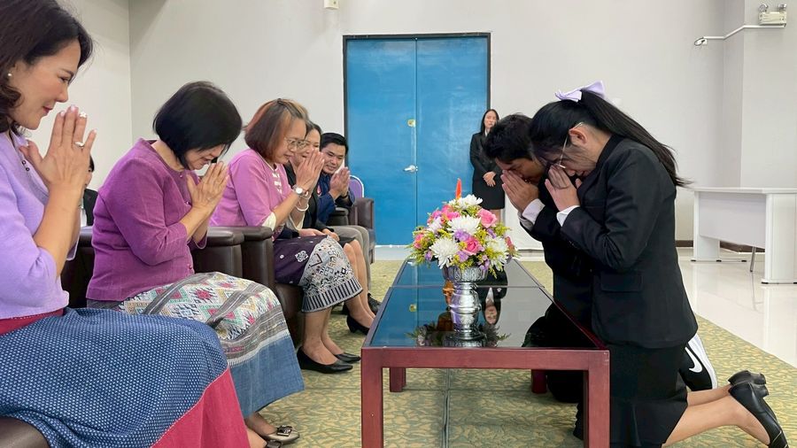 พิธีไหว้ครูนิสิตหลักสูตรและการสอน วิทยาเขตเชียงราย