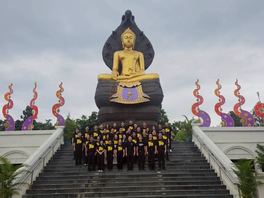 ผู้อำนวยการวิทยาเขตเชียงราย ร่วมพิธีสักการะบูชา พระพุทธภุชคารักษ์ พระพุทธรูปประจำ