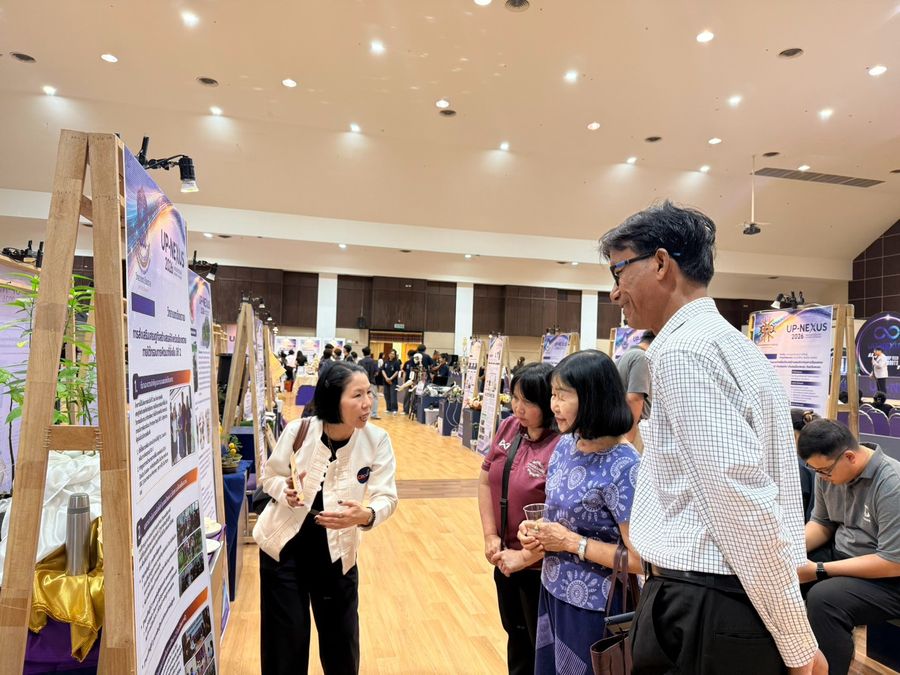 วิทยาเขตเชียงราย ร่วมจัดแสดงนวัตกรรมเศรษฐกิจสร้างสรรค์ ในงาน UP-NEXUS Innovation Day 2026