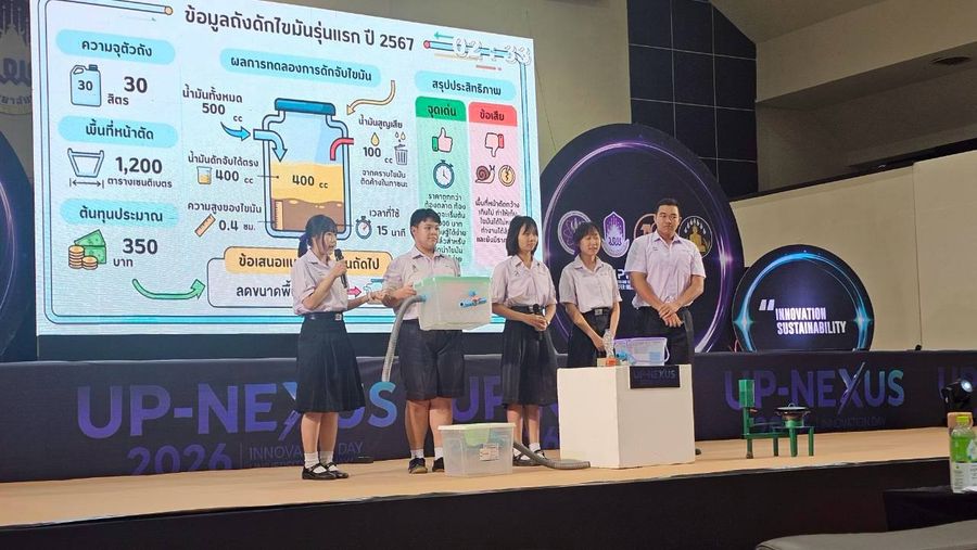 วิทยาเขตเชียงราย ร่วมจัดแสดงนวัตกรรมเศรษฐกิจสร้างสรรค์ ในงาน UP-NEXUS Innovation Day 2026